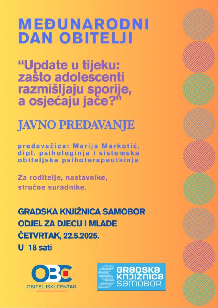 Područna služba Zagrebačka obilježava Međunarodni dan obitelji