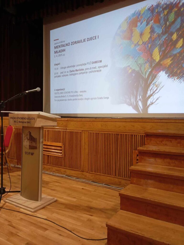 U Senju održana javna tribina na temu „Mentalno zdravlje djece i mladih“