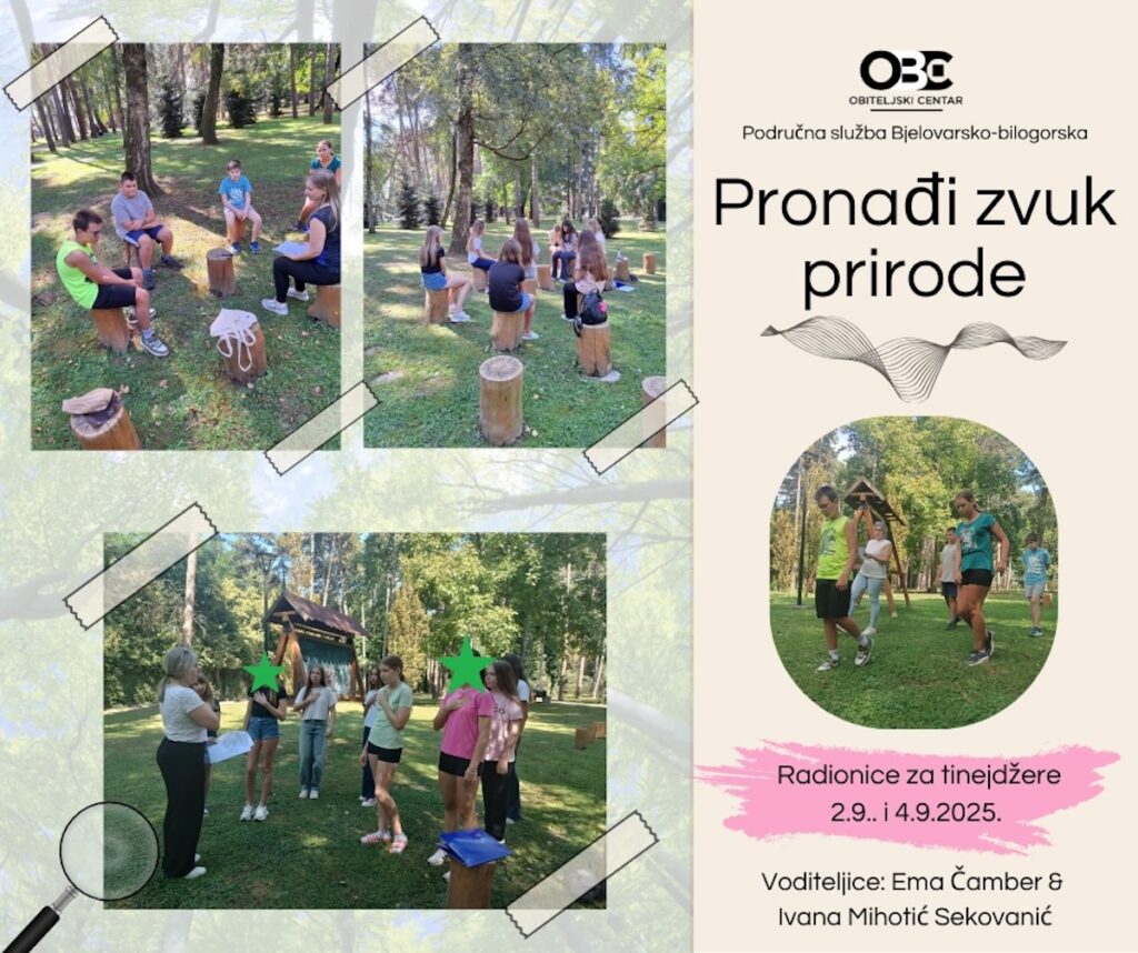 Radionice Pronađi zvuk prirode