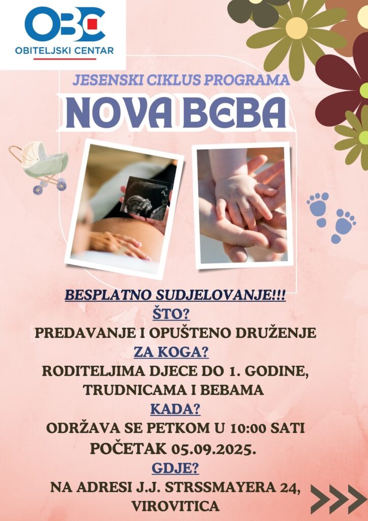 Započinje jesenski ciklus programa Nova beba