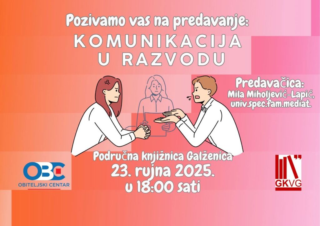 „Komunikacija u razvodu“ –  predavanje u Velikoj Gorici