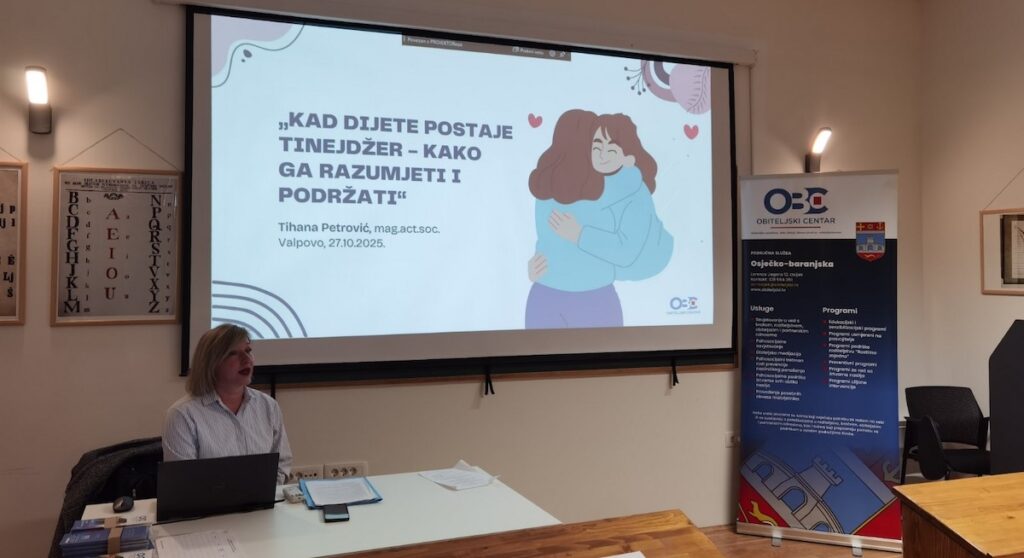 Predavanje ”Kad dijete postaje tinejdžer – kako ga razumjeti i podržati“