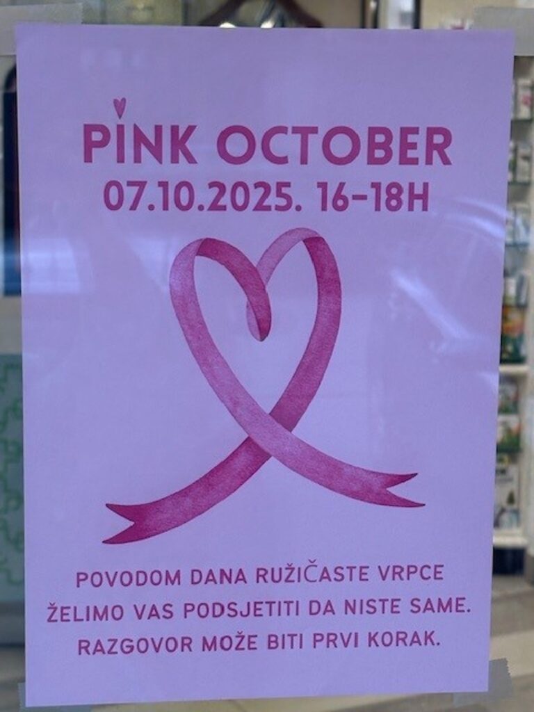 Obiteljski centar Područna služba Grad Zagreb obilježio Dan ružičaste vrpce