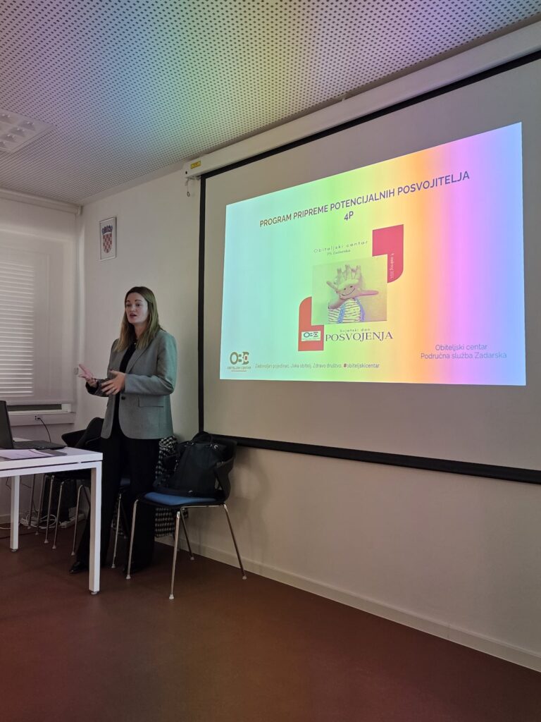 Svjetski dan posvojenja obilježen u suradnji s Hrvatskim zavodom za socijalni rad, Županijske službe Zadarske županije