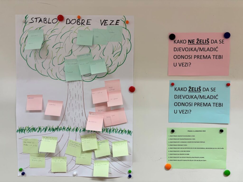 Završen ciklus radionica namijenjen prevenciji nasilja u mladenačkim vezama