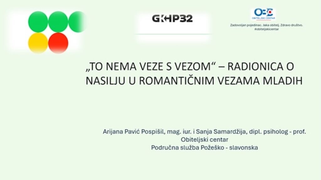Sudjelovanje stručnih radnica Područne službe Požeško-slavonske na 32. konferenciji hrvatskih psihologa