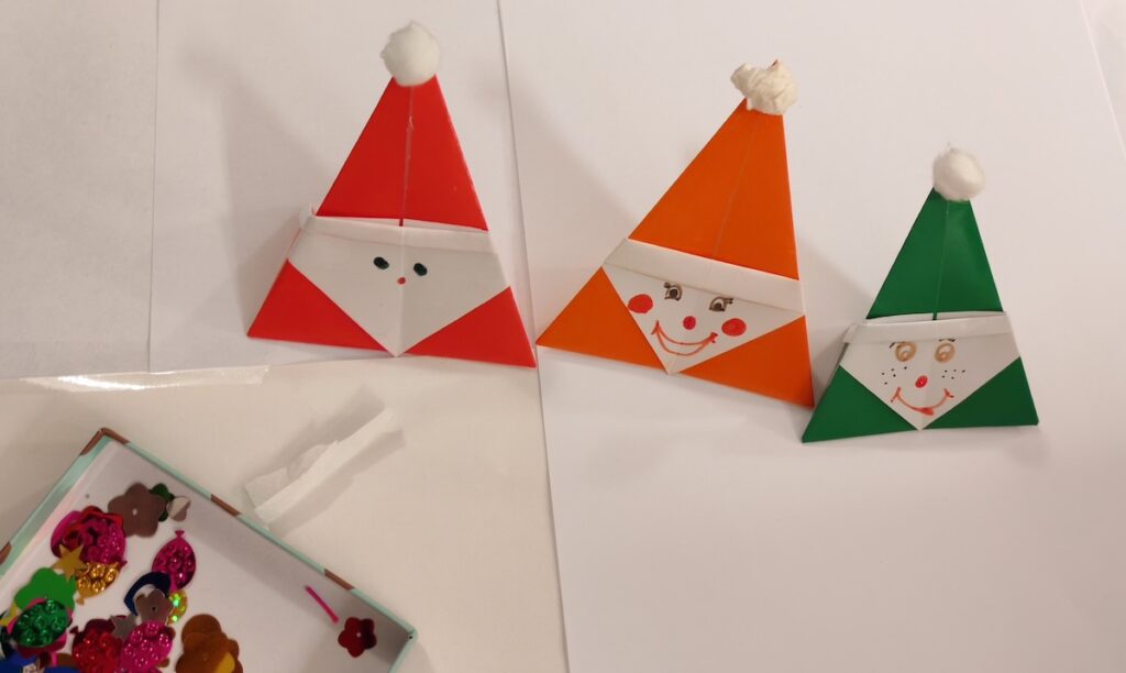 Održana kreativna radionica „Božićna origami čarolija“