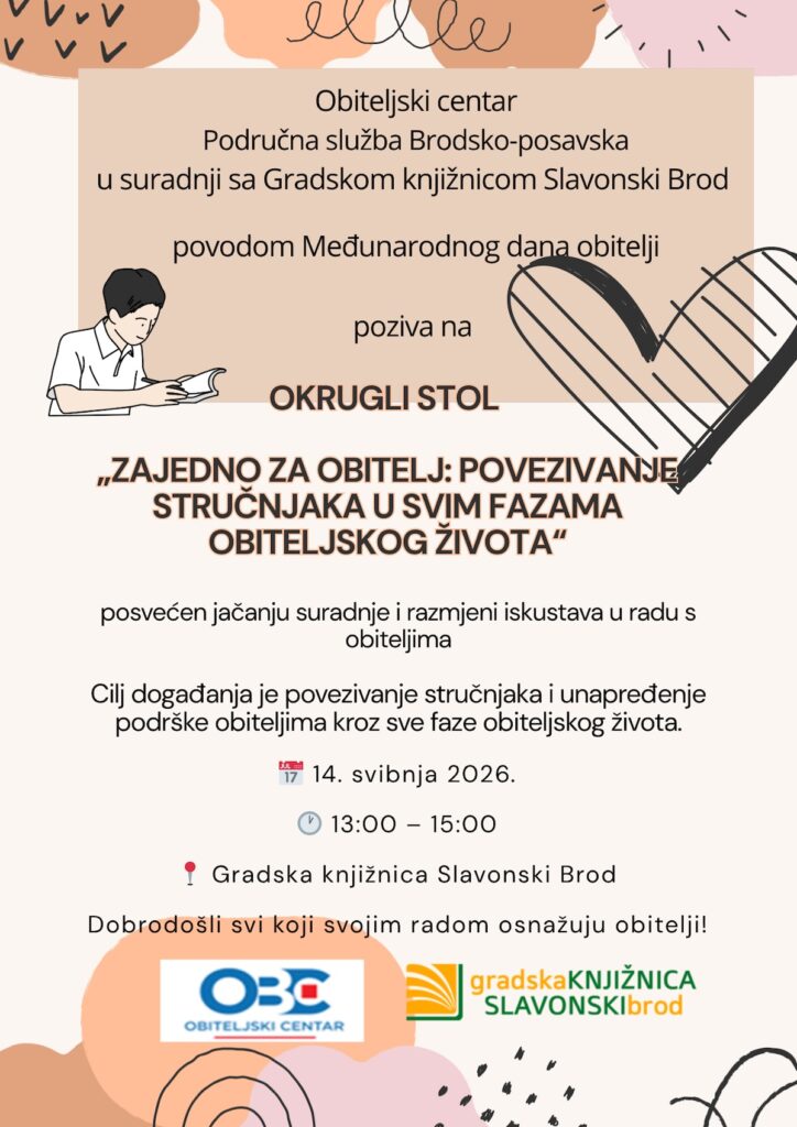 „Zajedno za obitelj: povezivanje stručnjaka u svim fazama obiteljskog života“